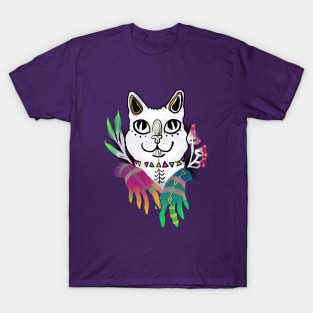 Hippy cat T-Shirt